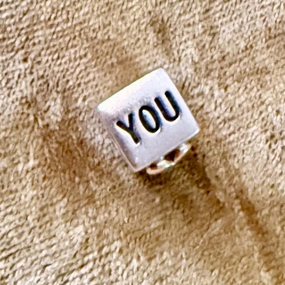 Pandora Retired I Love You Charm Sterling Silver 14k Gold ALE S925 Two Tone - Picture 6 of 9